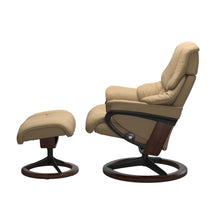 Load image into Gallery viewer, Stressless® Reno (M) Signature chair with footstool
